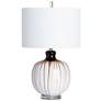 The Crestview Collection Kingston Glass Table Lamp