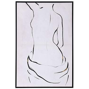 The Female Form: Part I Art Print On Canvas Framed