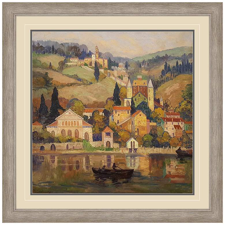 Image 3 The Golden Arno 40" Square Framed Giclee Wall Art