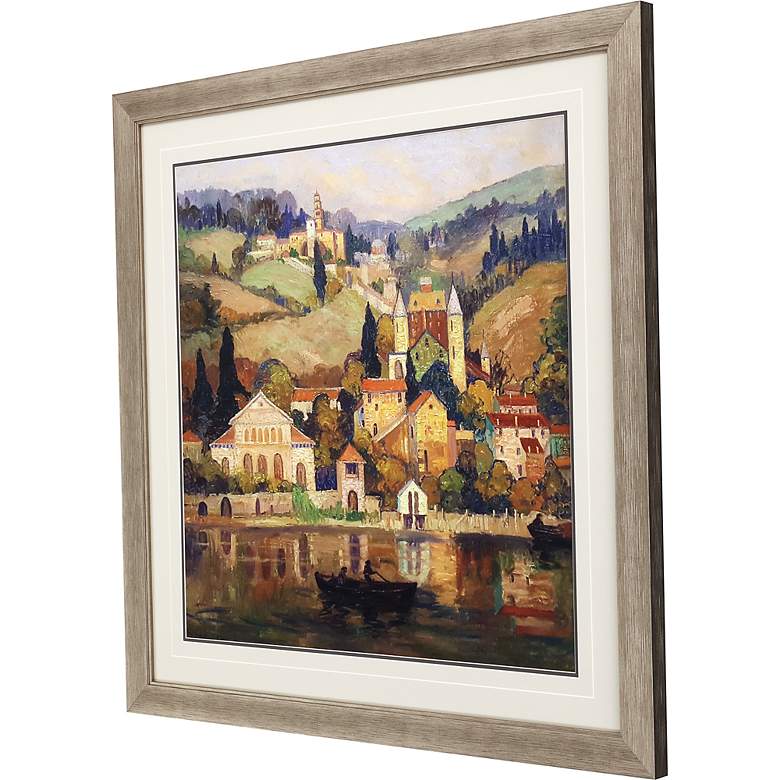 Image 5 The Golden Arno 40" Square Framed Giclee Wall Art more views