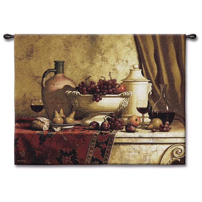 Image 1 The Great Feast Large 66 inch Wide Wall Tapestry