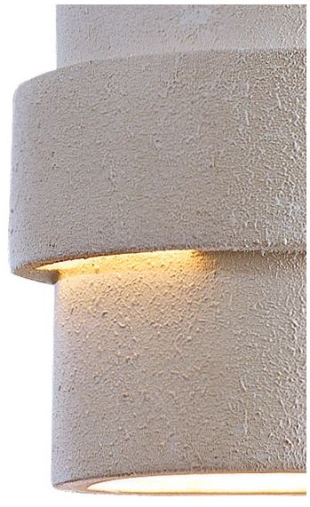 Image 4 The Great Outdoors 1-Light White Ceramic Outdoor Pocket Lantern more views