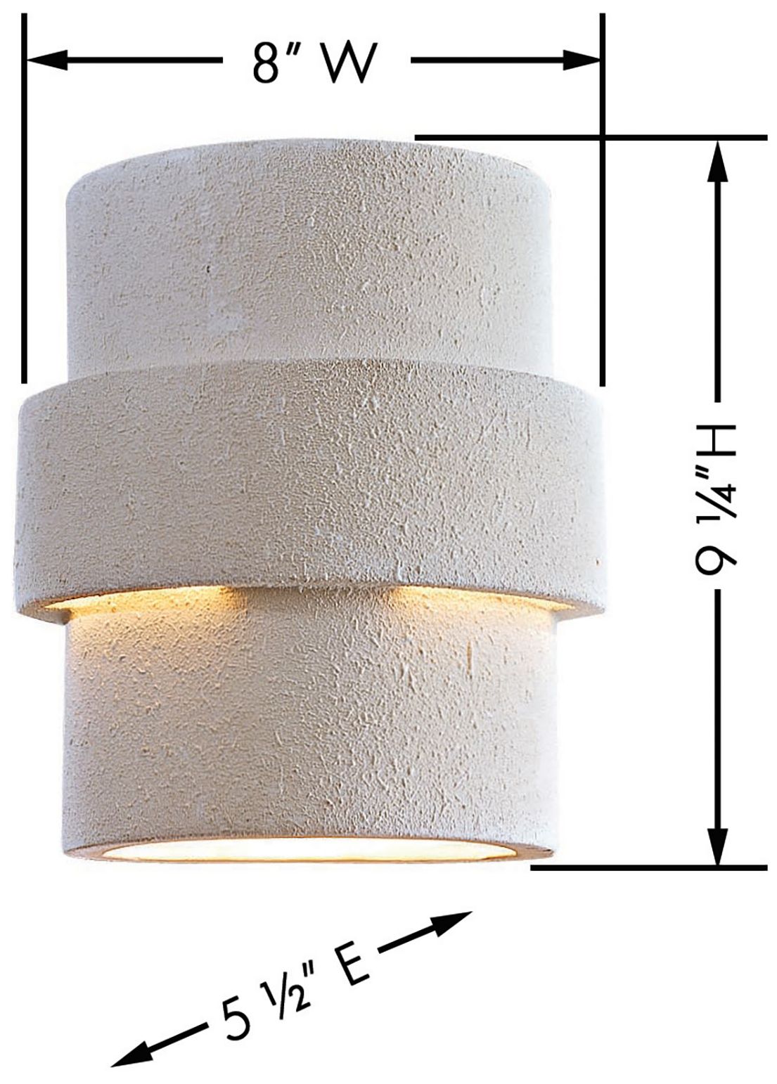 Image 6 The Great Outdoors 1-Light White Ceramic Outdoor Pocket Lantern more views