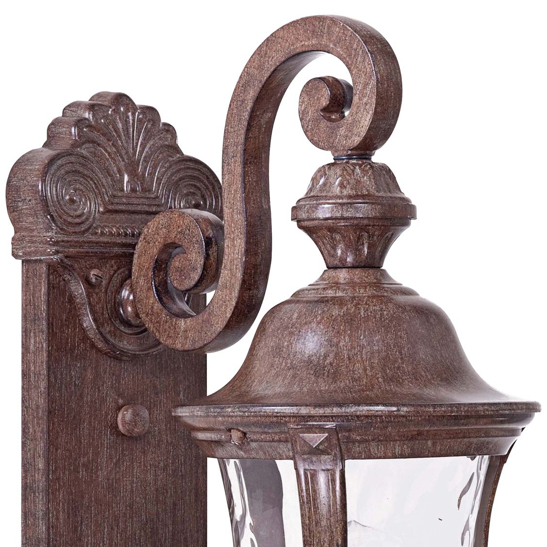 Image 2 The Great Outdoors Ardmore 1-Light Vintage Rust Wall Mount more views