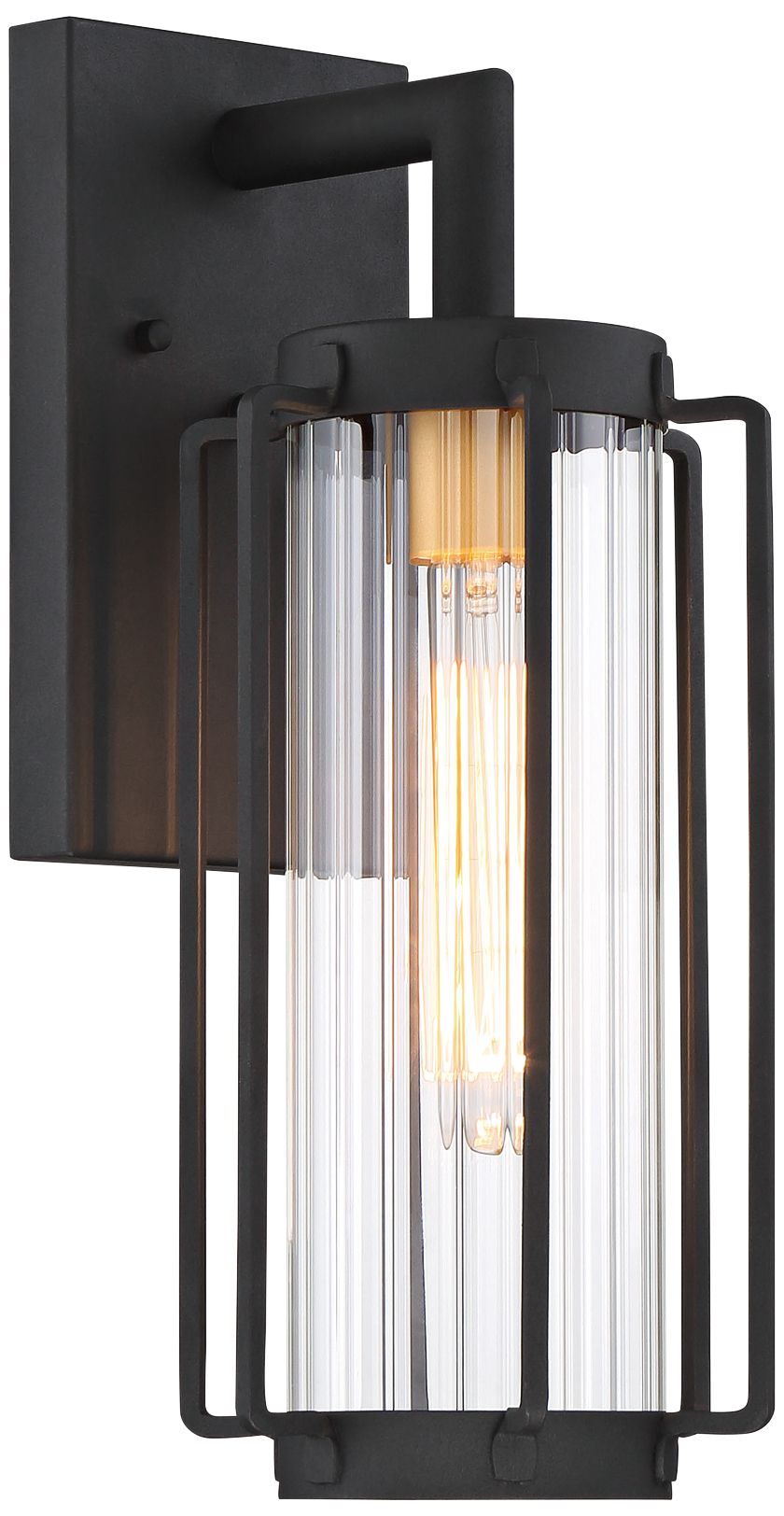 Thumbnail1 of The Great Outdoors Avonlea 1-Light Sand Black and Gold Outdoor Wall Mount