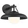 The Great Outdoors Cameo Shores 1-Light Black Outdoor Wall Mount