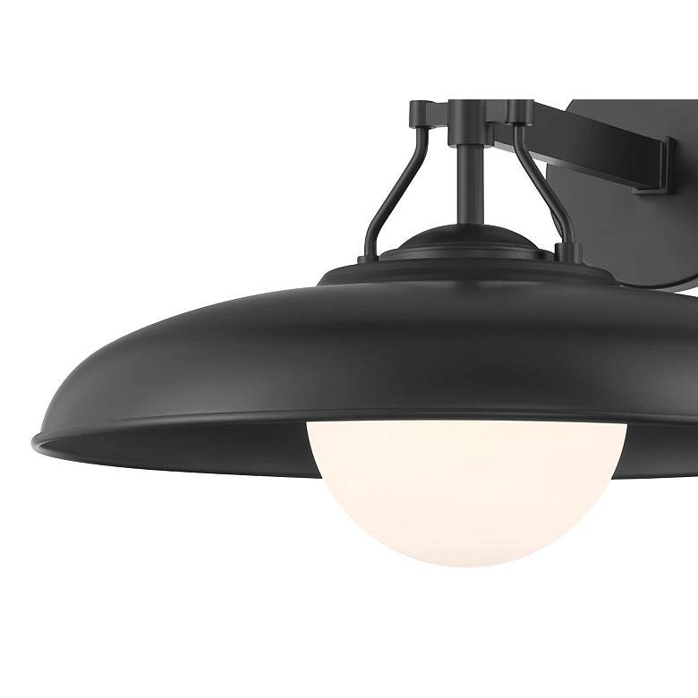 Image 2 The Great Outdoors Cameo Shores 1-Light Black Outdoor Wall Mount more views