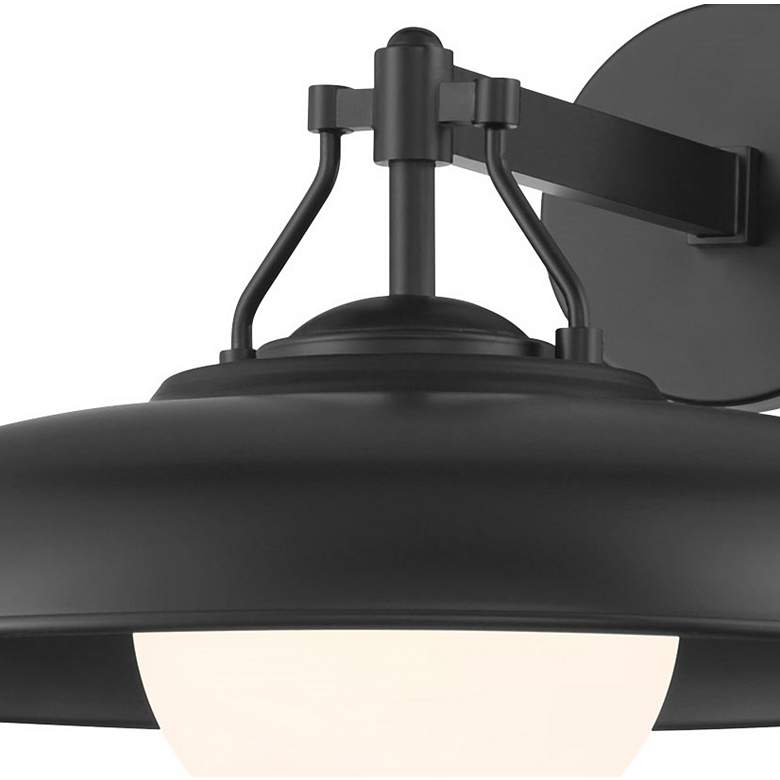 Image 3 The Great Outdoors Cameo Shores 1-Light Black Outdoor Wall Mount more views