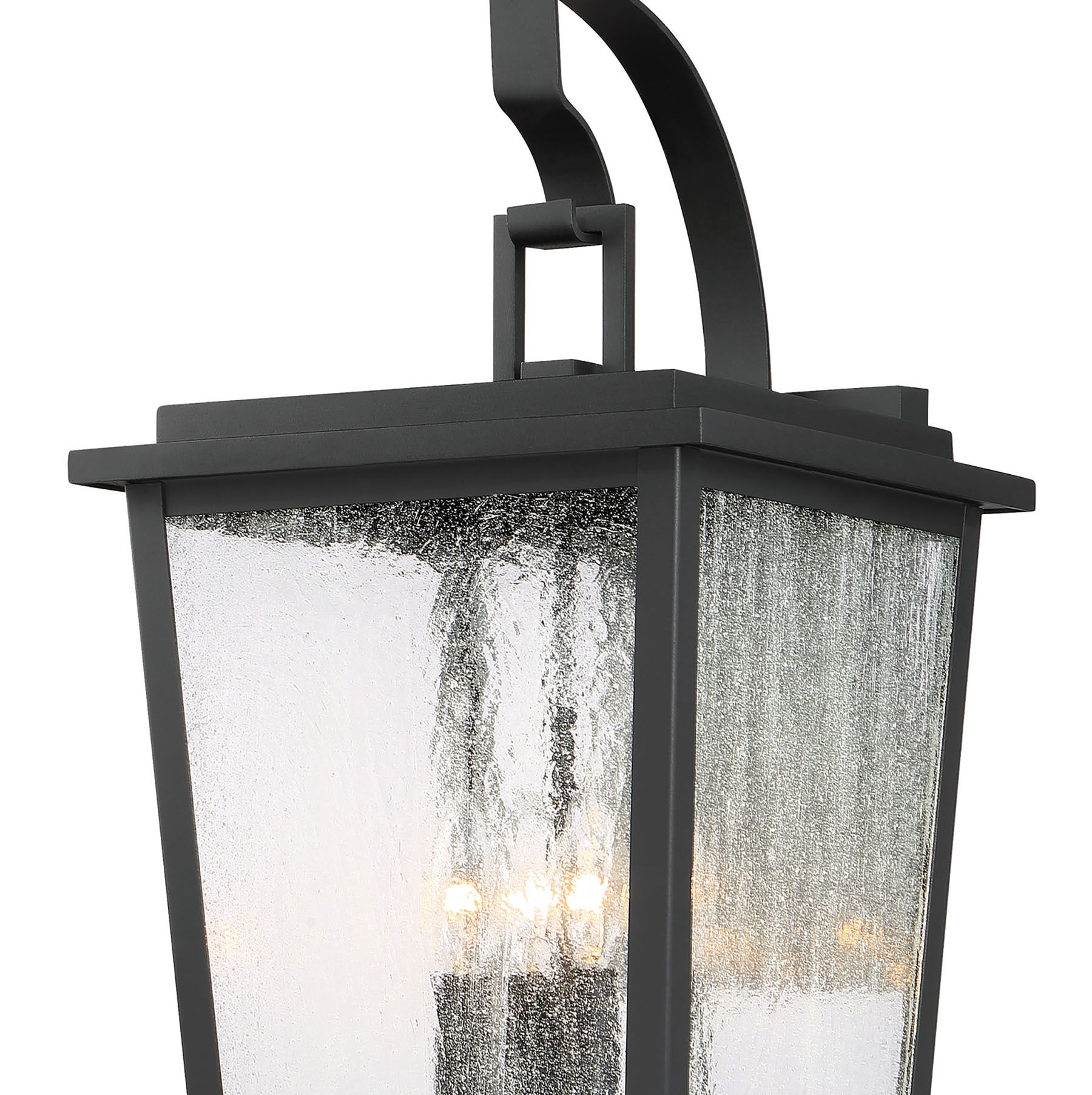 Image 4 The Great Outdoors Cantebury 4-Light Black and Gold Outdoor Wall Mount more views