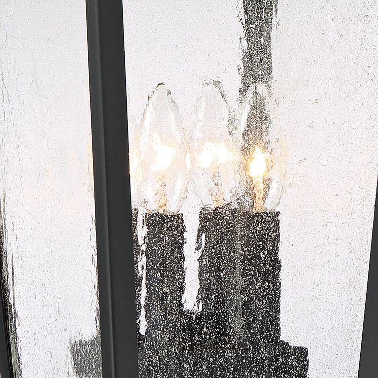 Image 2 The Great Outdoors Cantebury 4-Light Sand Coal Outdoor Post Mount Lantern more views