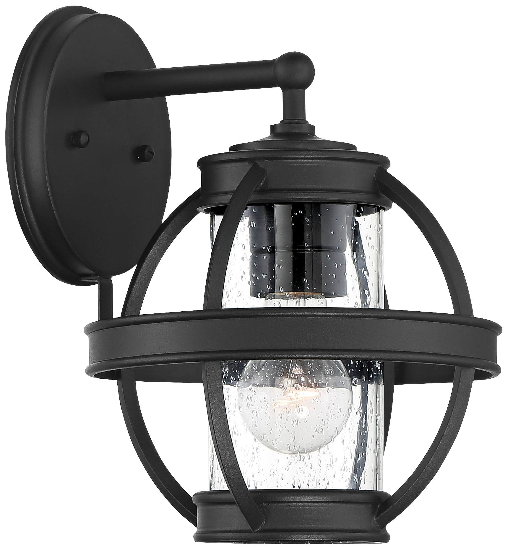 The Great Outdoors Cumberland 1-Light Sand Coal Wall Mount