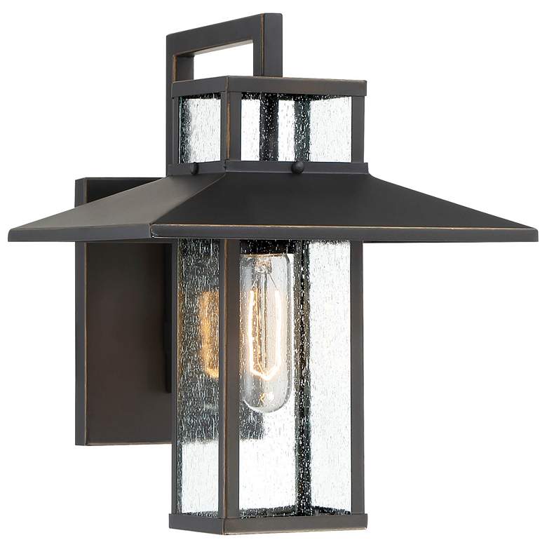 Image 1 The Great Outdoors Danforth 1-Light Oil Rubbed Bronze Outdoor Wall Mount