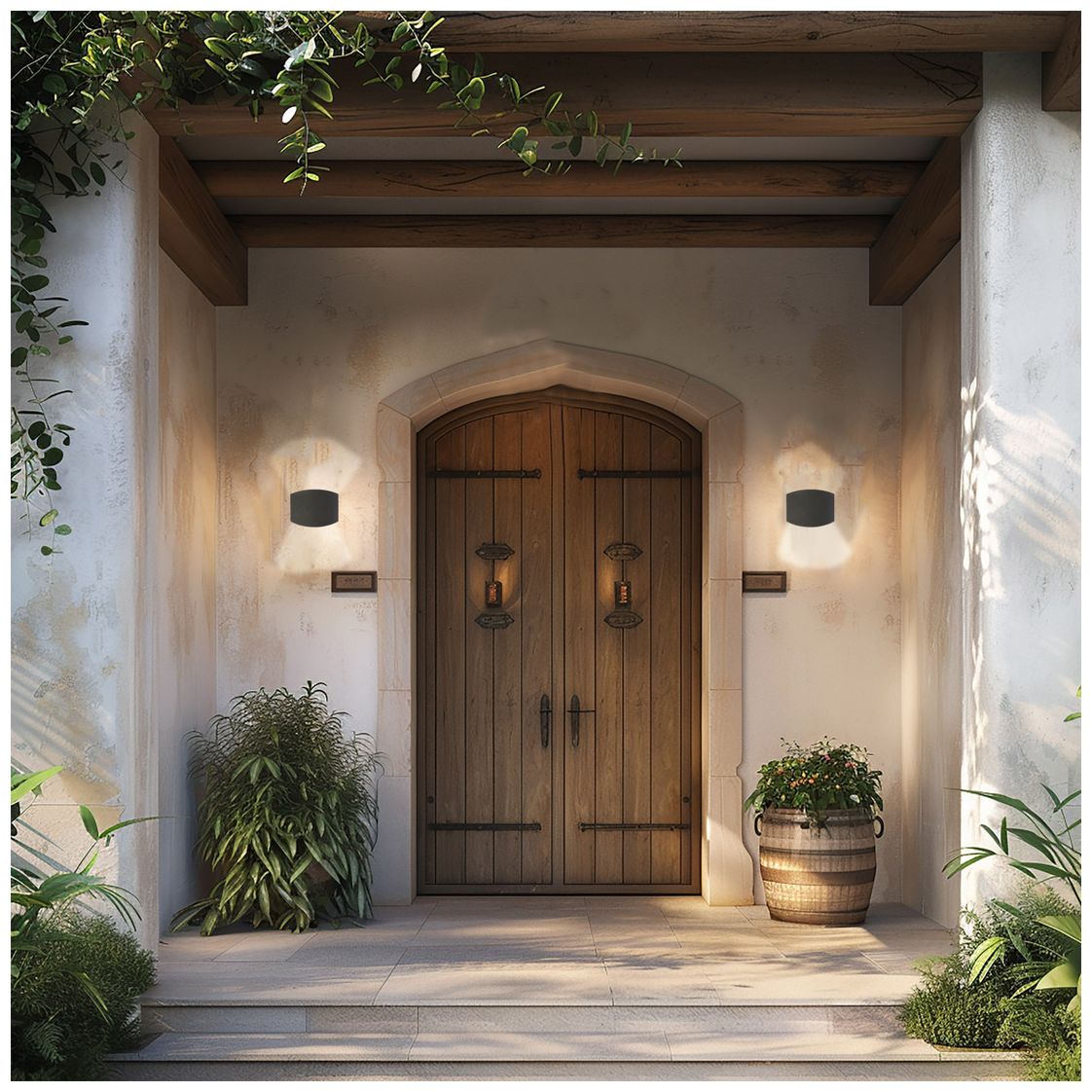 Image 3 The Great Outdoors Danorum LED 1-Light Outdoor Wall Mount more views