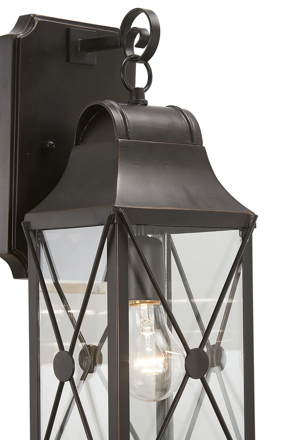 Image 3 The Great Outdoors De Luz 1-Light Oil Rubbed Bronze Outdoor Wall Mount more views