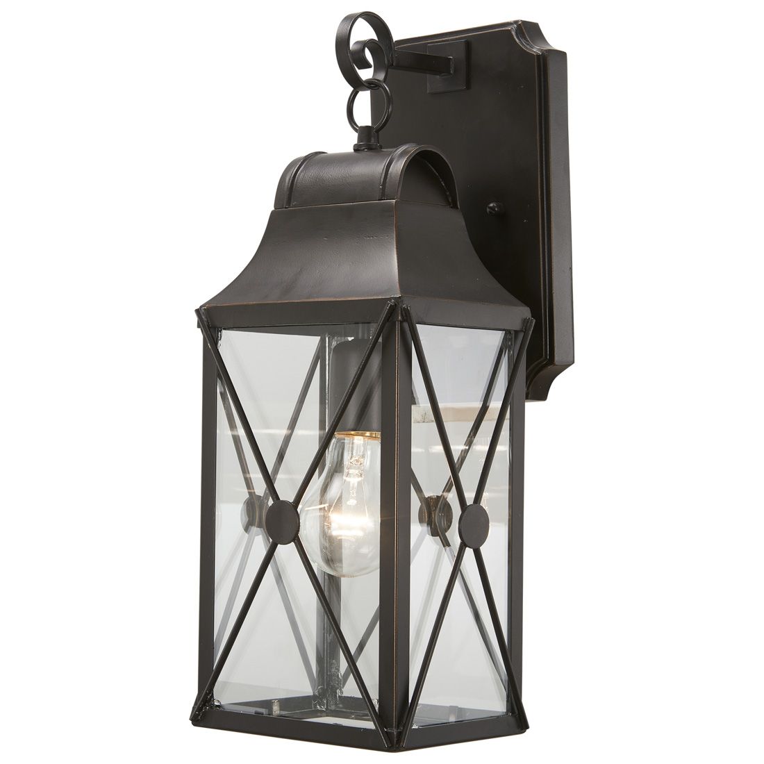 Image 6 The Great Outdoors De Luz 1-Light Oil Rubbed Bronze Outdoor Wall Mount more views