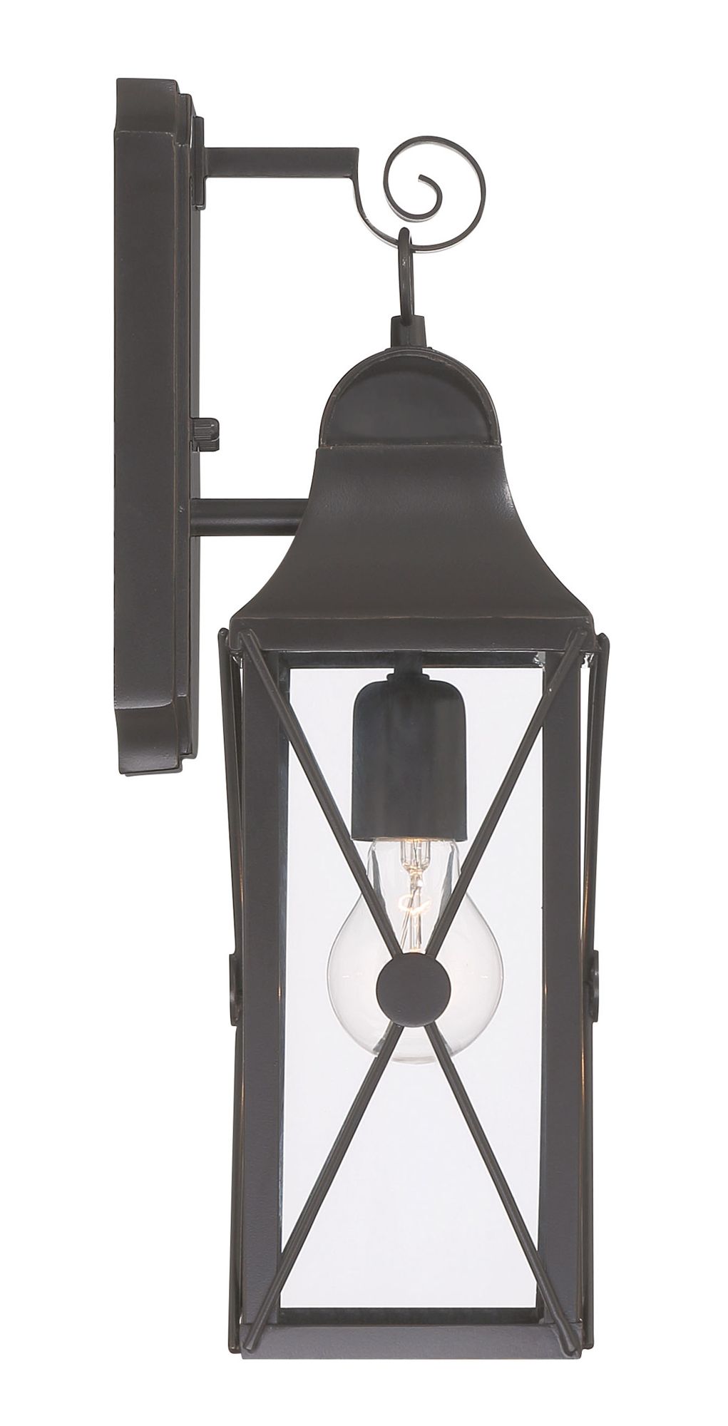 Image 7 The Great Outdoors De Luz 1-Light Oil Rubbed Bronze Outdoor Wall Mount more views