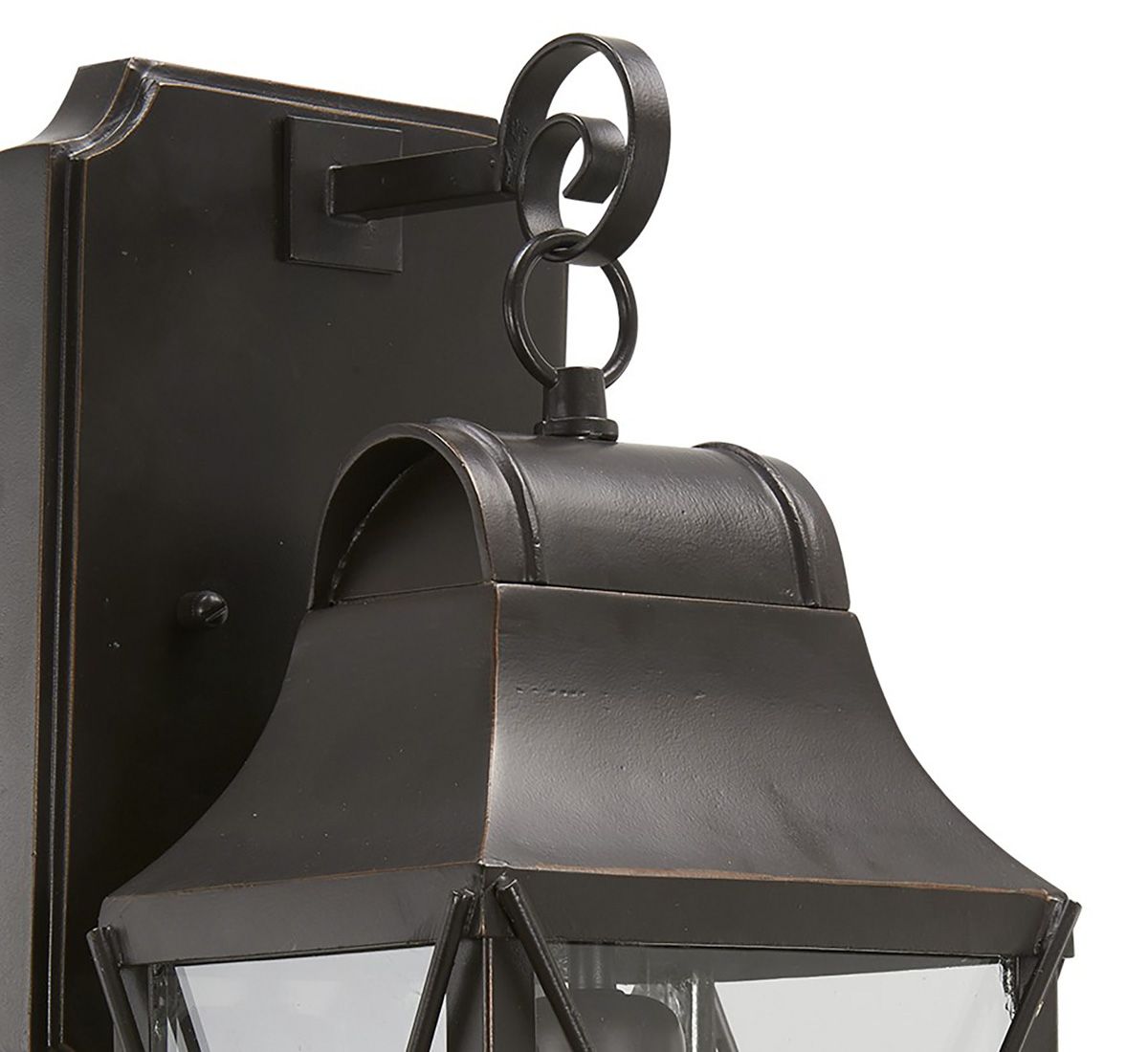 The Great Outdoors De Luz 1-Light Oil Rubbed Bronze Outdoor Wall Mount