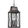 The Great Outdoors De Luz 4-Light Oil Rubbed Bronze Outdoor Chain Hung