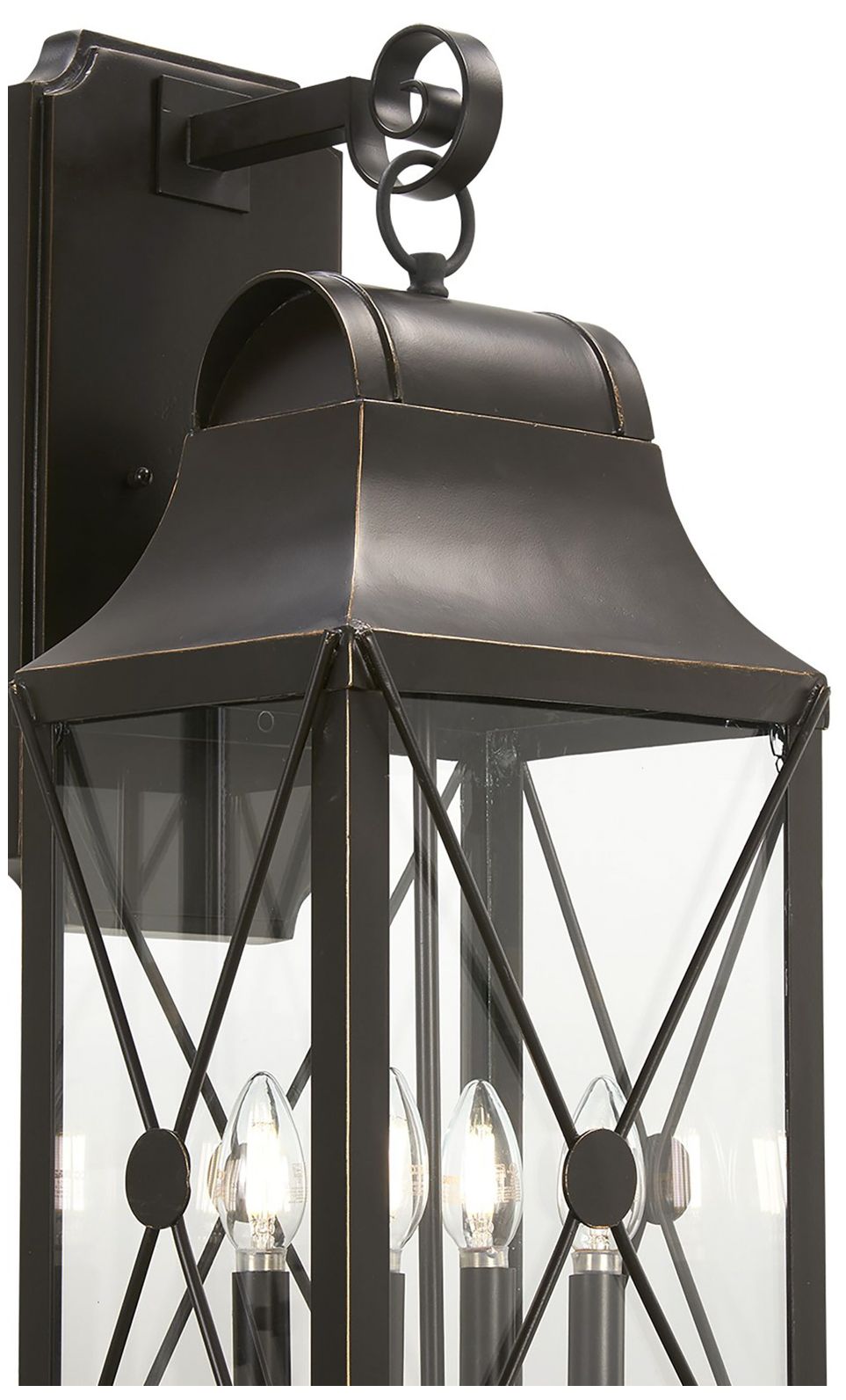 Image 3 The Great Outdoors De Luz 4-Light Oil Rubbed Bronze Outdoor Wall Mount more views