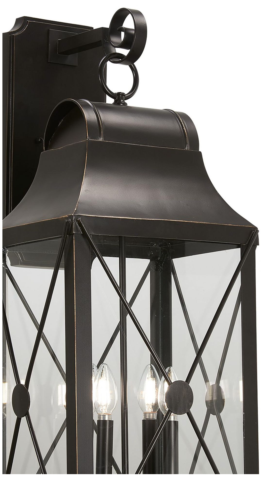 Image 3 The Great Outdoors De Luz 4-Light Oil Rubbed Bronze Outdoor Wall Mount more views
