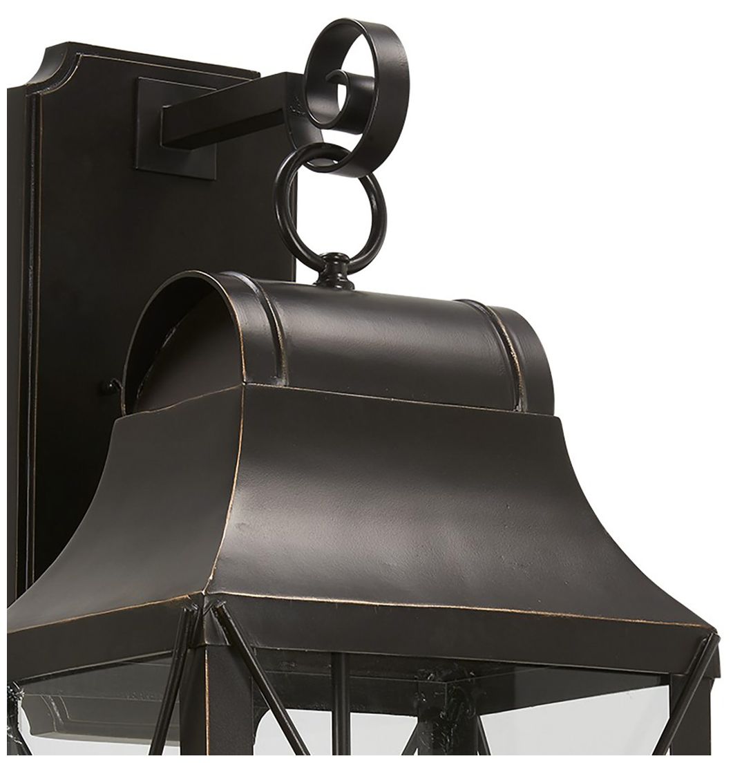 The Great Outdoors De Luz 4-Light Oil Rubbed Bronze Outdoor Wall Mount