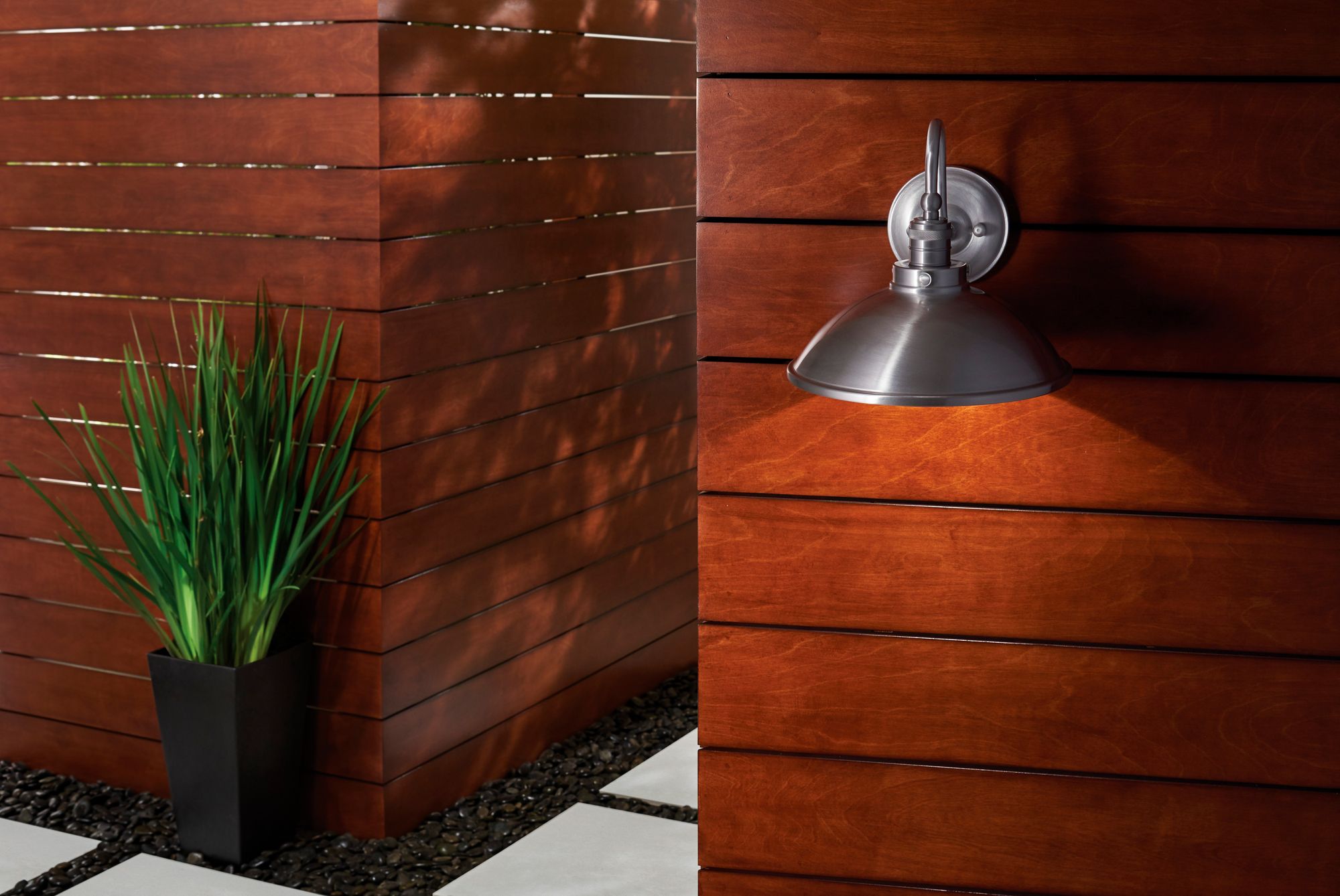 Image 3 The Great Outdoors Downtown Edison 1-Light Brushed Aluminum Wall Mount more views
