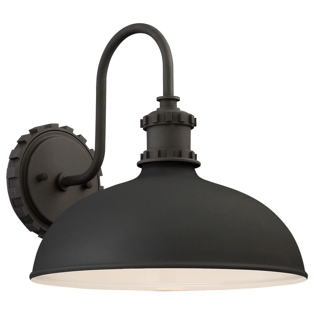 Image 7 The Great Outdoors Escudilla 1-Light Black Outdoor Wall Mount more views