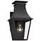The Great Outdoors Gloucester 1-Light Sand Coal Outdoor Wall Mount