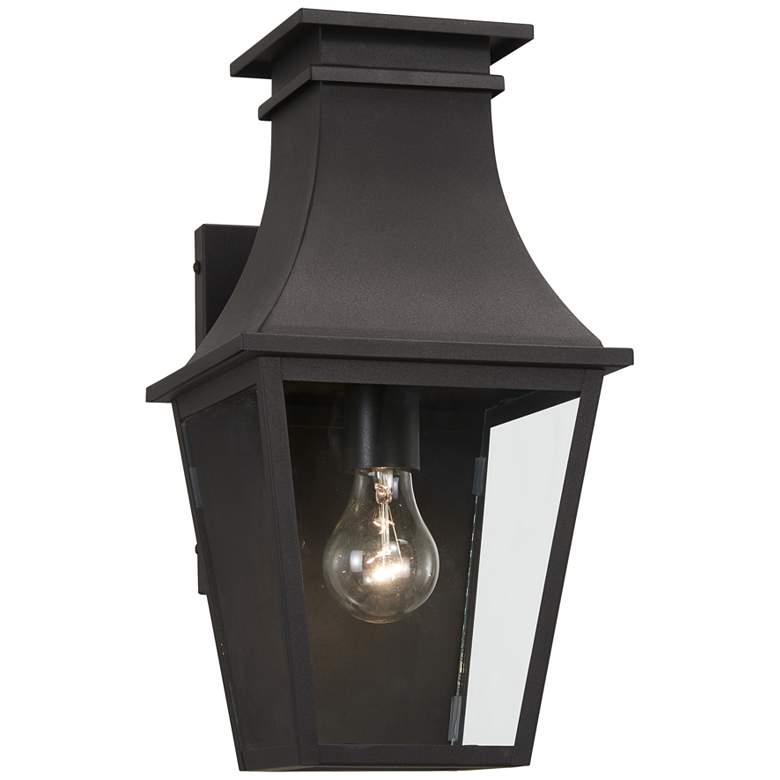 Image 1 The Great Outdoors Gloucester 1-Light Sand Coal Outdoor Wall Mount