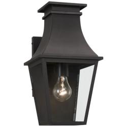 The Great Outdoors Gloucester 1-Light Sand Coal Outdoor Wall Mount