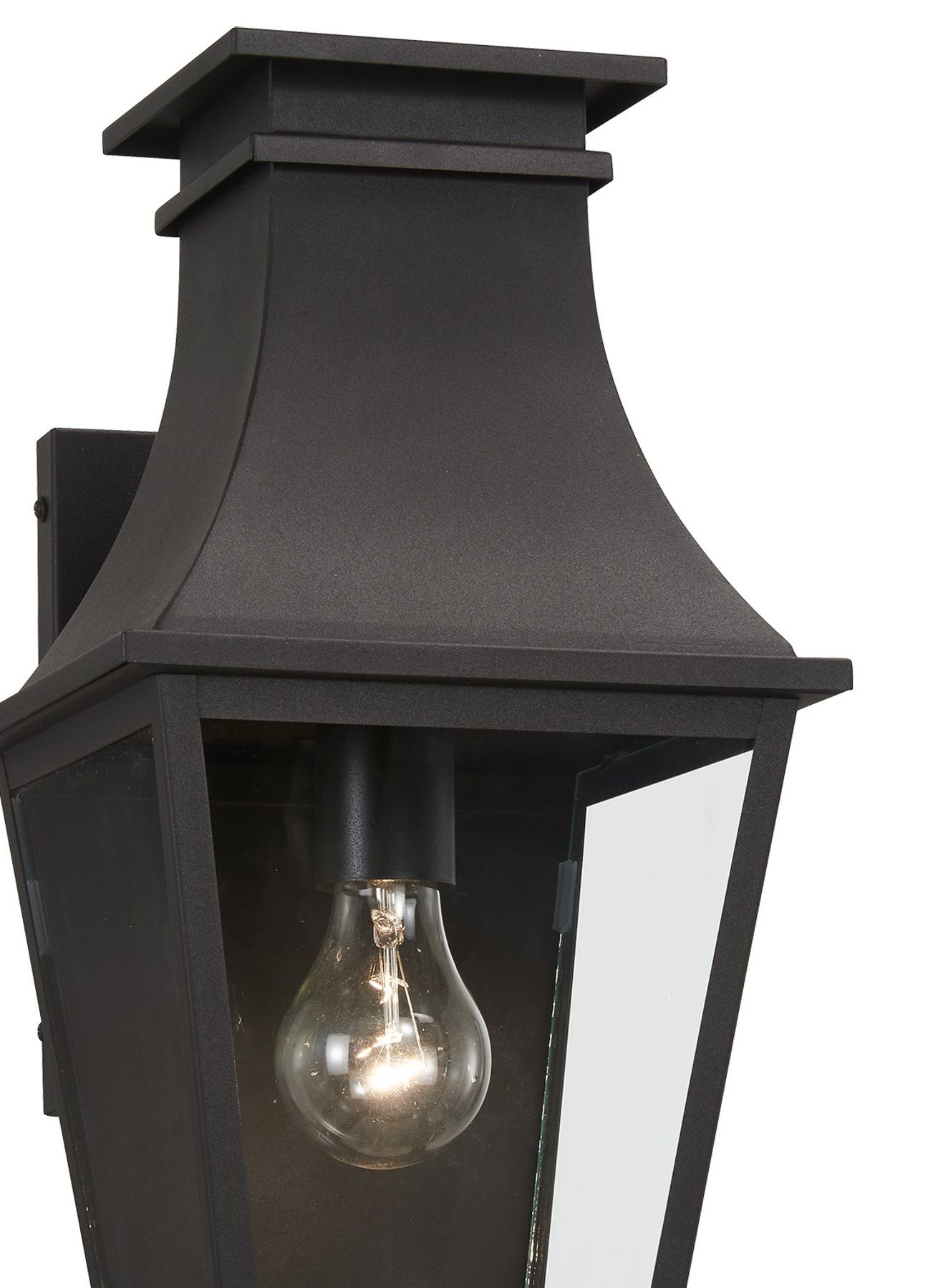 Image 3 The Great Outdoors Gloucester 1-Light Sand Coal Outdoor Wall Mount more views