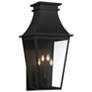 The Great Outdoors Gloucester 4-Light Sand Black Outdoor Wall Mount