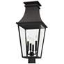4_The Great Outdoors Gloucester 4-Light Sand Coal Outdoor Post Mount more views