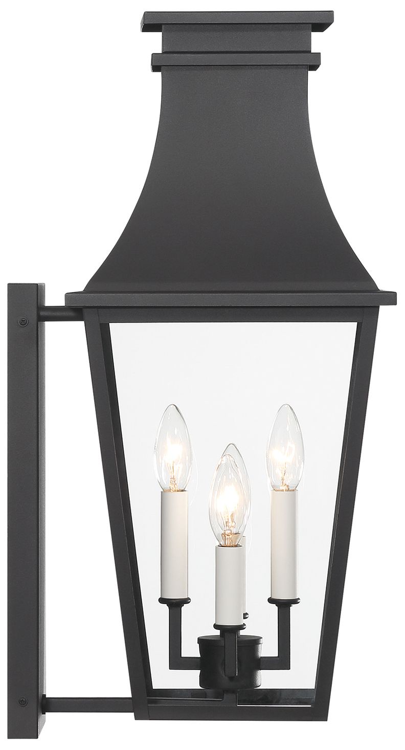 The Great Outdoors Gloucester 4-Light Sand Coal Outdoor Wall Mount