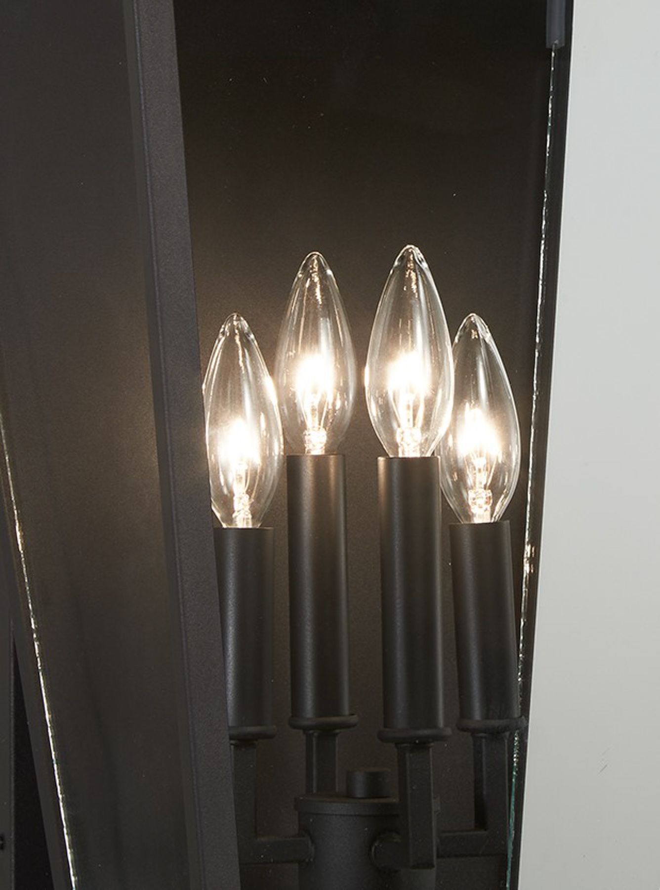 Image 3 The Great Outdoors Gloucester 4-Light Sand Coal Outdoor Wall Mount more views