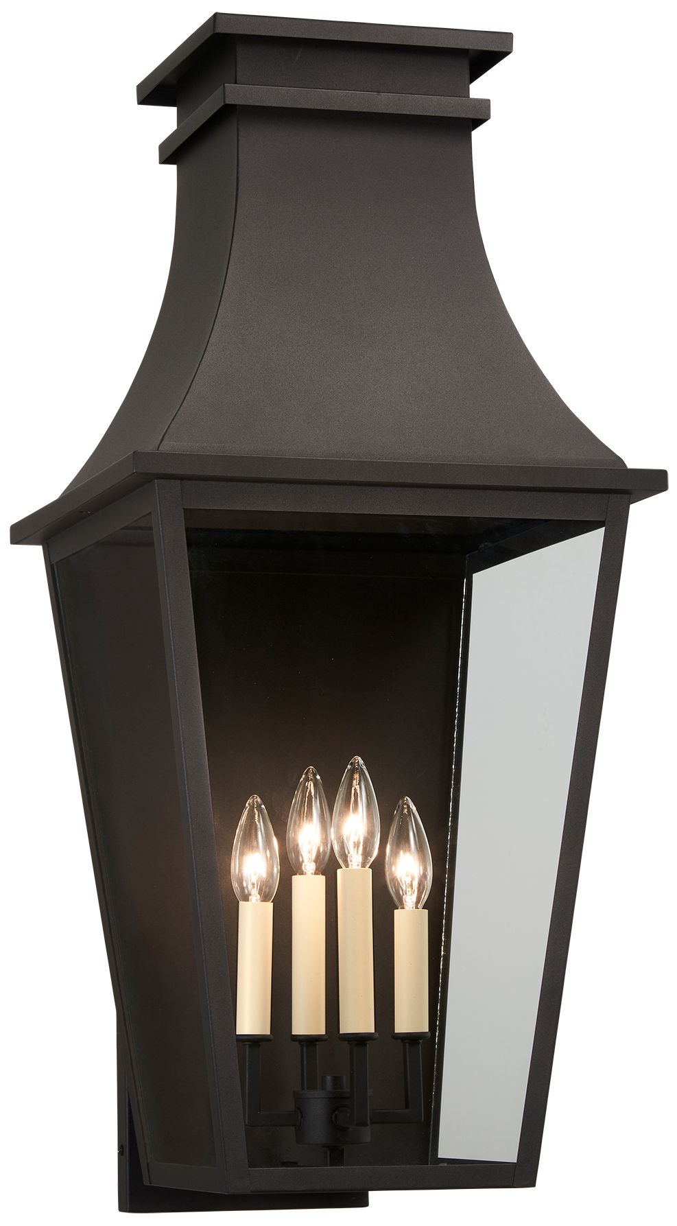 Thumbnail1 of The Great Outdoors Gloucester 4-Light Sand Coal Outdoor Wall Mount