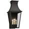 The Great Outdoors Gloucester 4-Light Sand Coal Outdoor Wall Mount