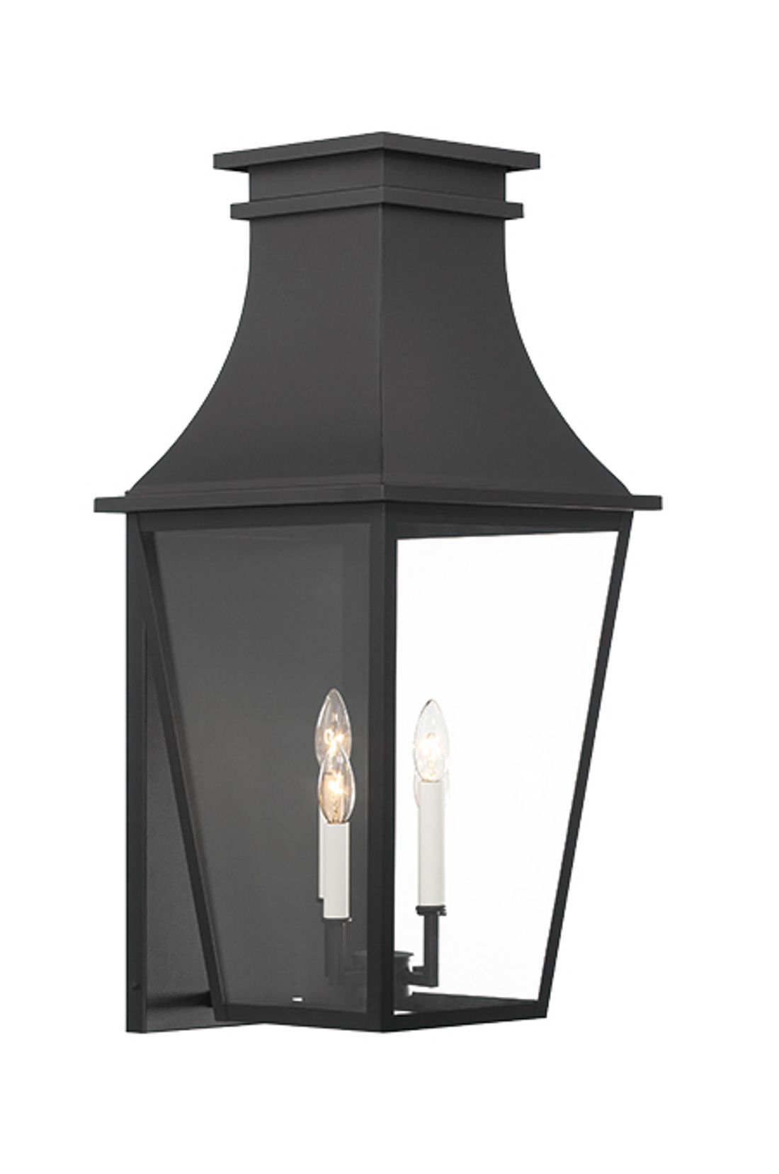 Thumbnail3 of The Great Outdoors Gloucester 4-Light Sand Coal Outdoor Wall Mount more views