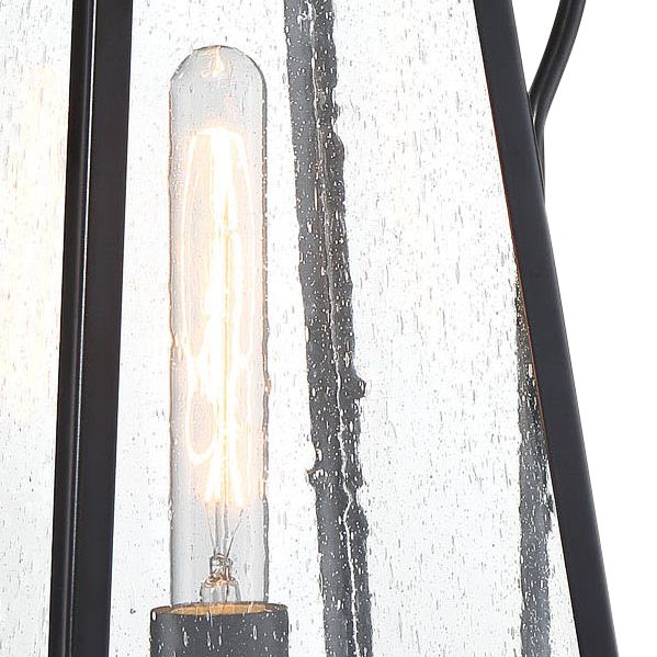 Thumbnail2 of The Great Outdoors Halder Bridge 1-LIght Sand Black Outdoor Post Light more views
