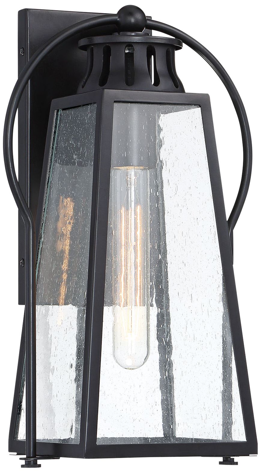The Great Outdoors Halder Bridge 1-Light Sand Black Outdoor Wall Light