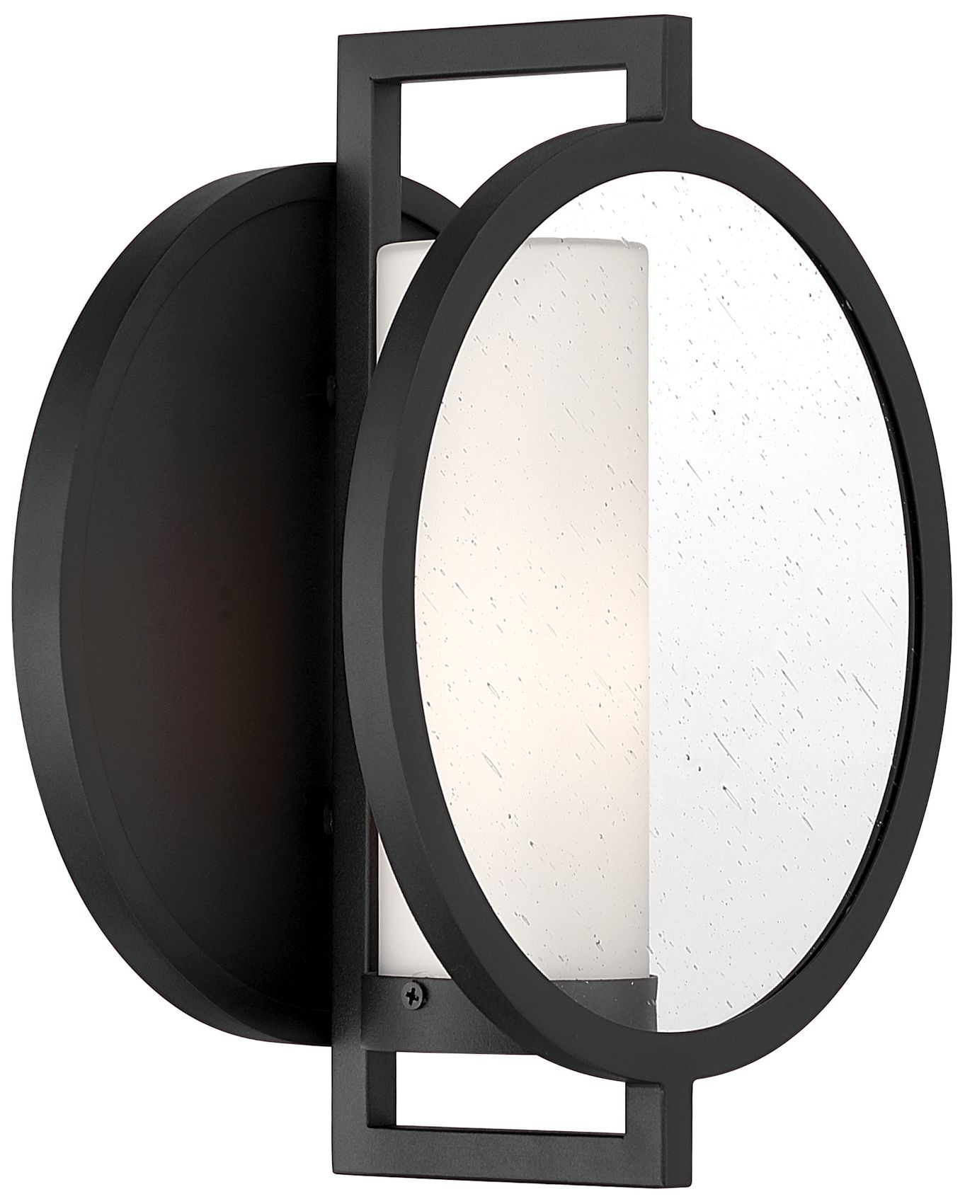 Image 5 The Great Outdoors Halin 1-Light 11.5-in Coal Black Outdoor Wall Sconce more views