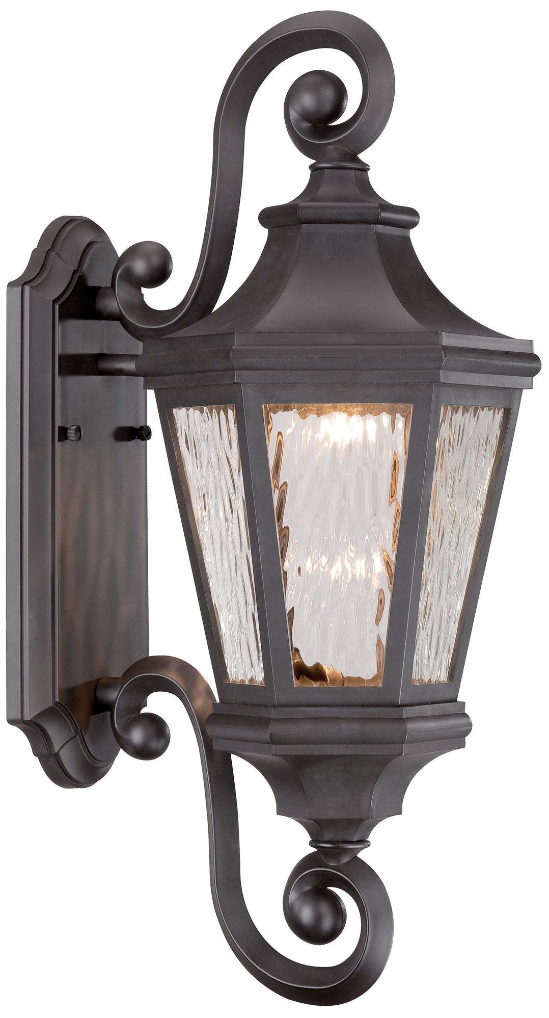 The Great Outdoors Hanford Pointe LED Oil Rubbed Bronze Outdoor Wall Mount