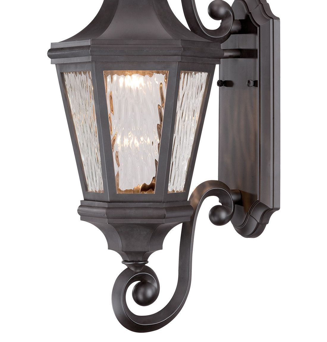 Image 3 The Great Outdoors Hanford Pointe LED Oil Rubbed Bronze Outdoor Wall Mount more views