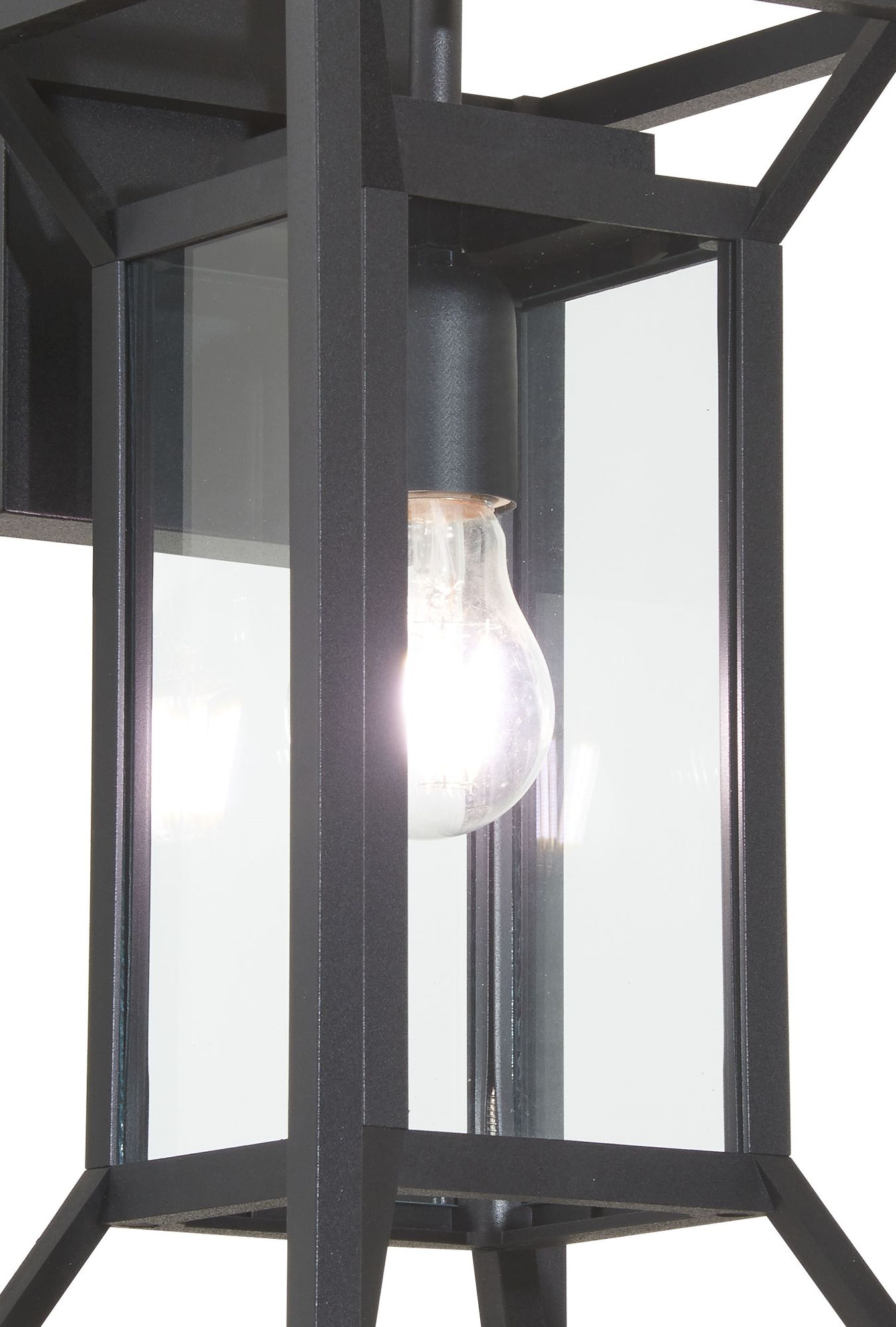 Image 3 The Great Outdoors Harbor View 1-Light 7.5-in Black Outdoor Wall Sconce more views