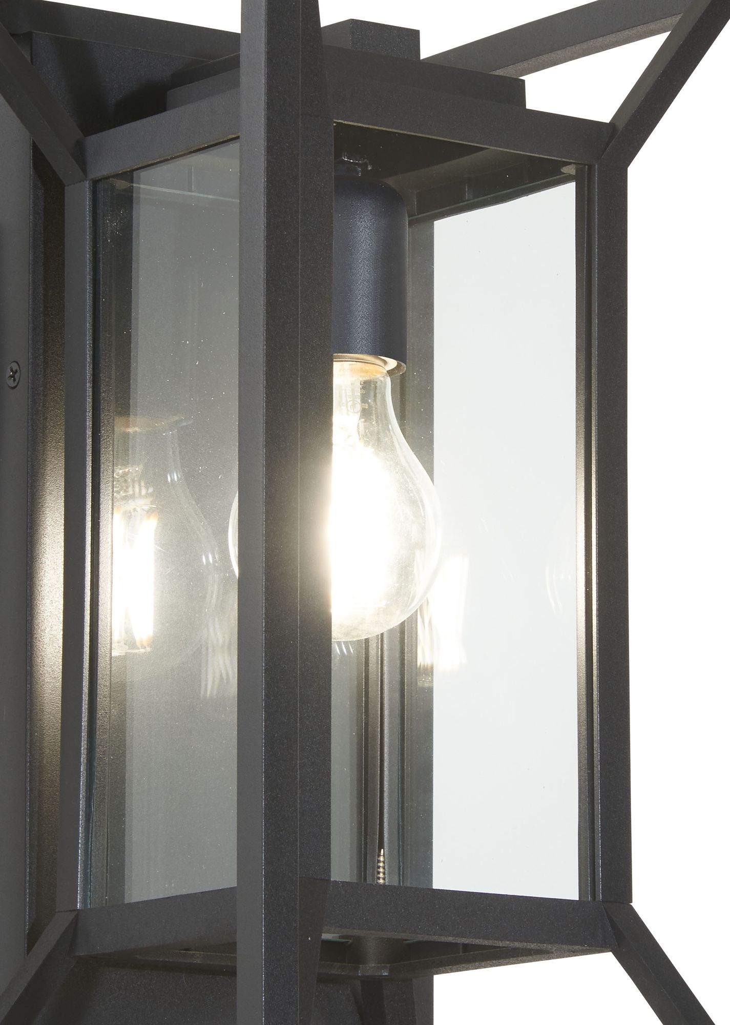 Image 3 The Great Outdoors Harbor View 1-Light 7.5-in Black Outdoor Wall Sconce more views