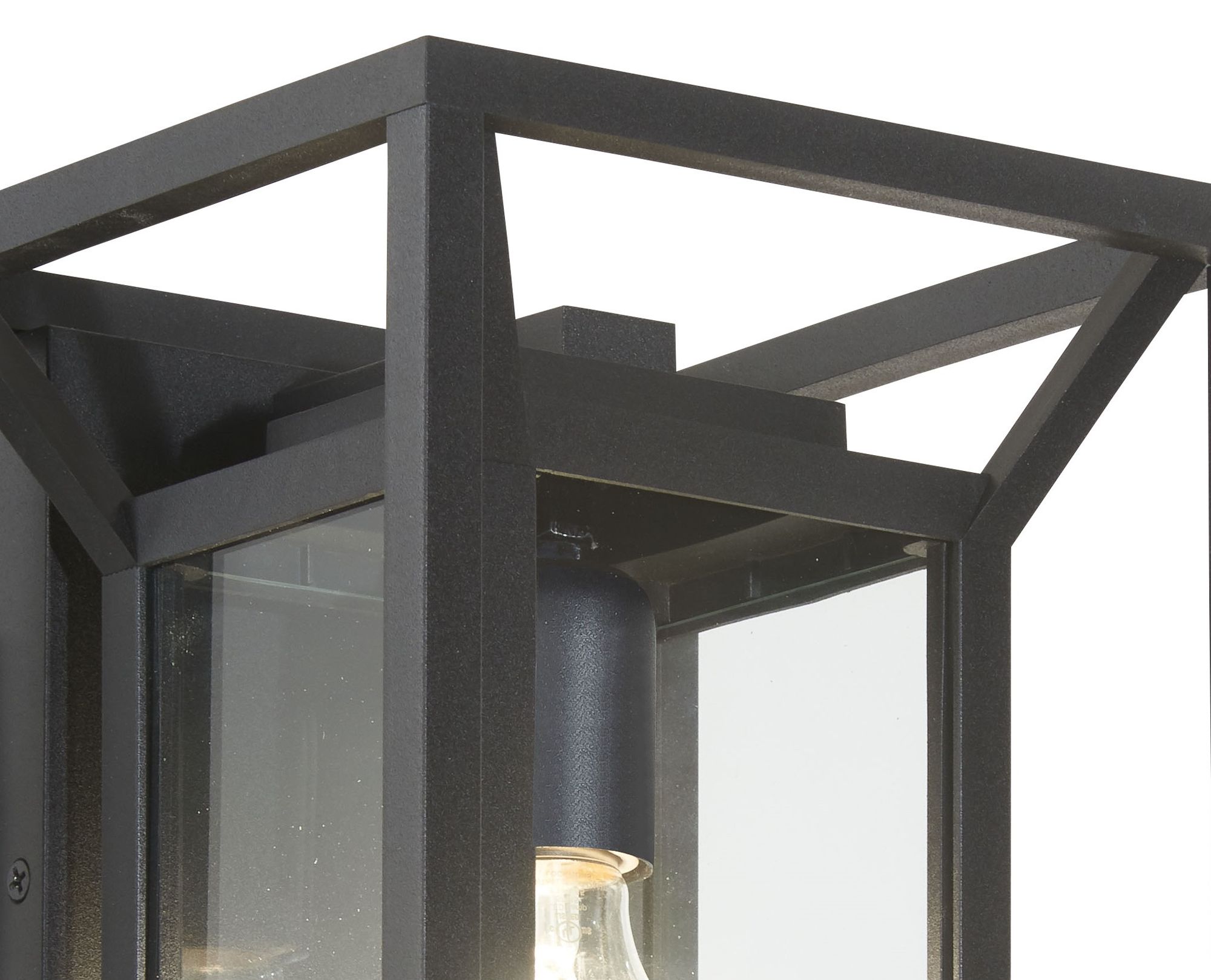 Image 4 The Great Outdoors Harbor View 1-Light 7.5-in Black Outdoor Wall Sconce more views