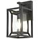 The Great Outdoors Harbor View 1-Light Sand Black Outdoor Wall Sconce