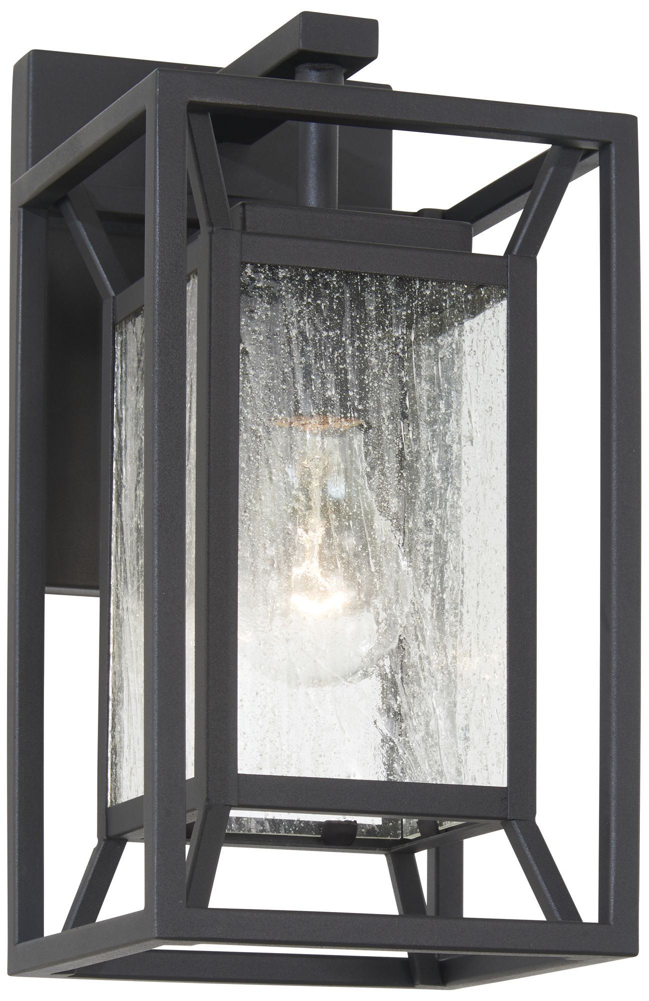 The Great Outdoors Harbor View 1-Light Sand Coal Outdoor Wall Mount