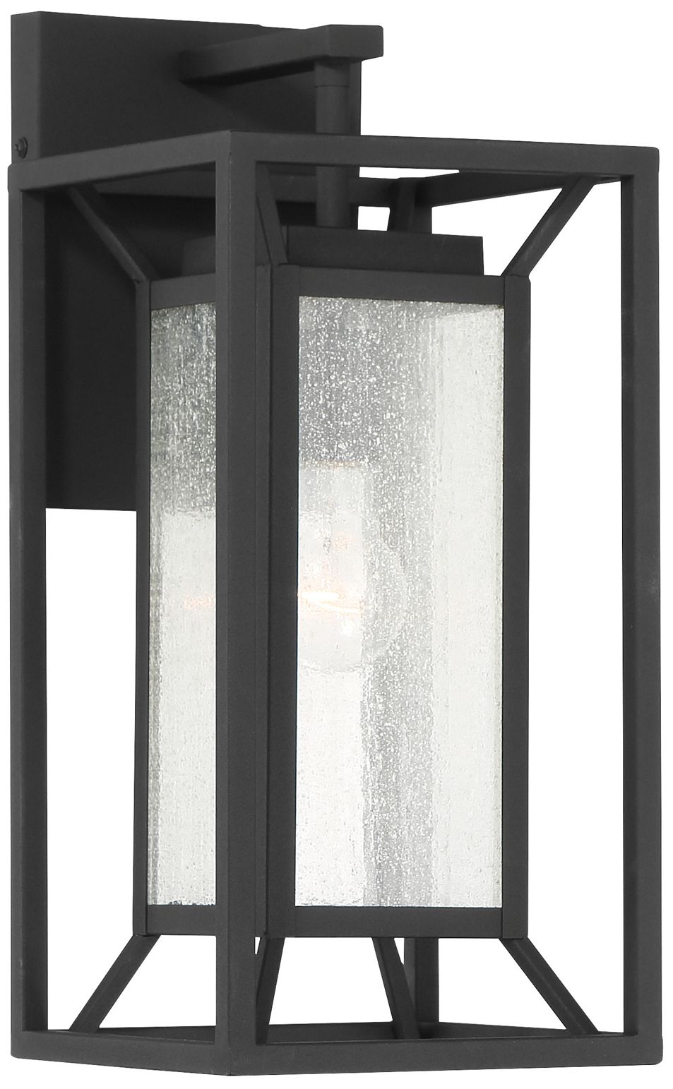 The Great Outdoors Harbor View 1-Light Sand Coal Outdoor Wall Mount
