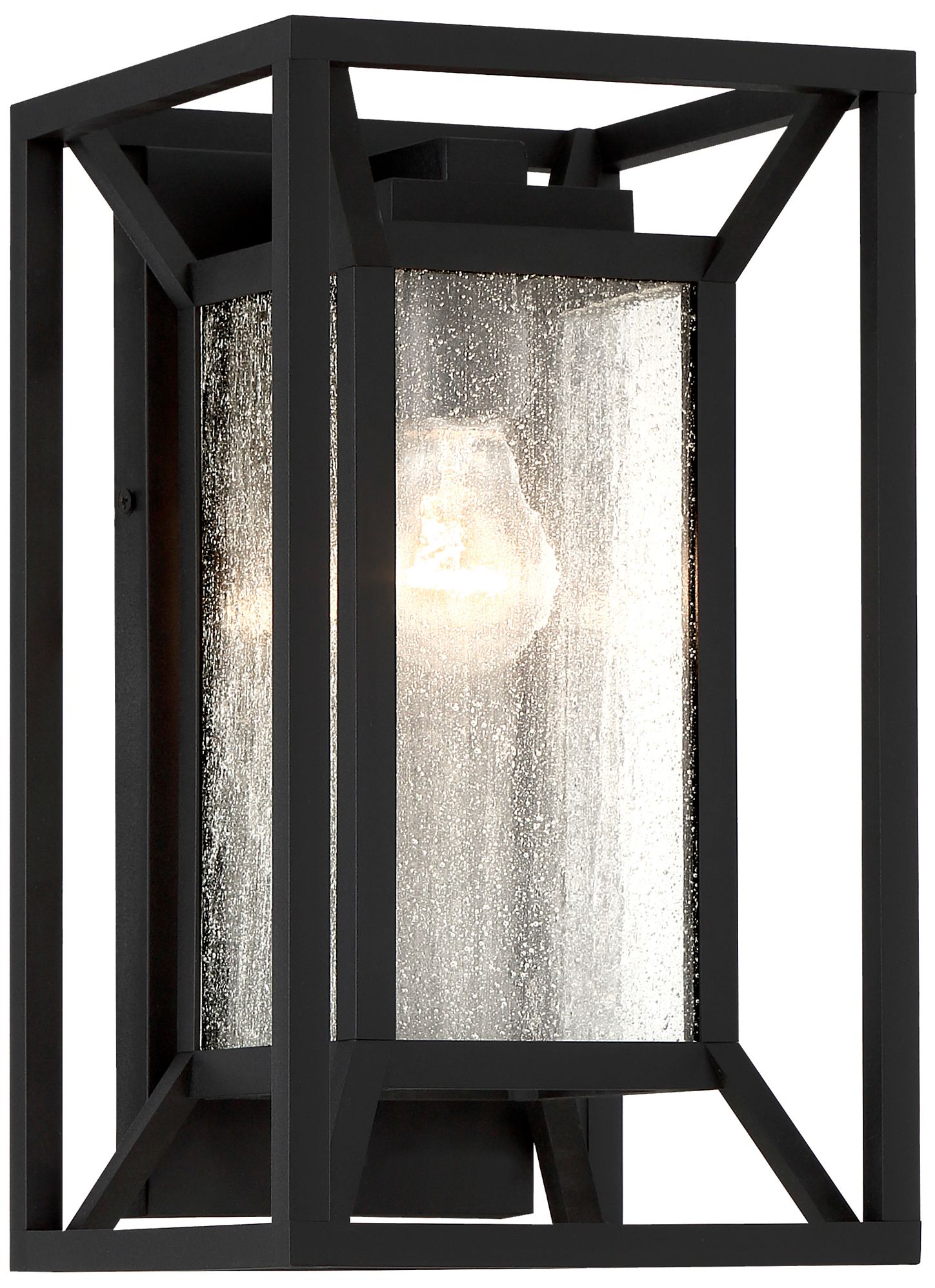 The Great Outdoors Harbor View 1-Light Sand Coal Outdoor Wall Mount